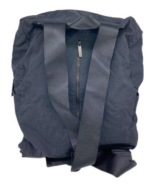 PATRICK STEPHAN（パトリックステファン）PATRICK STEPHAN (パトリックステファン) Fabric backpack 'tofu' ブラックの古着・服飾アイテム