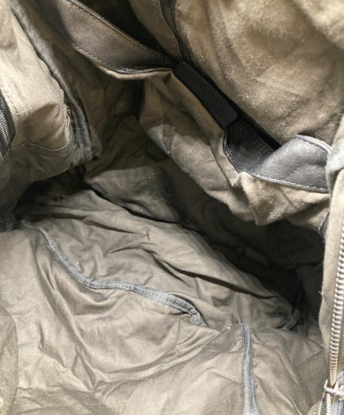 PATRICK STEPHAN（パトリックステファン）PATRICK STEPHAN (パトリックステファン) Fabric backpack 'tofu' ブラックの古着・服飾アイテム