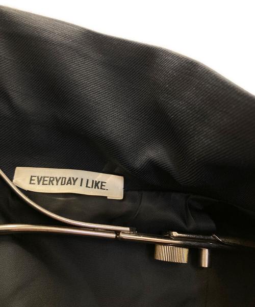 EVERYDAY I LIKE.（エヴリデイ アイ ライク）EVERYDAY I LIKE. (エヴリデイ アイ ライク) ダブルジャケット ネイビー サイズ:36の古着・服飾アイテム