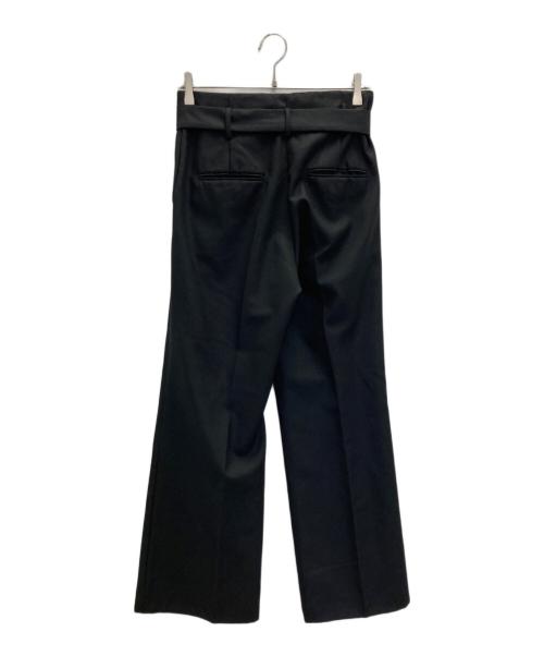 EVERYDAY I LIKE.（エヴリデイ アイ ライク）EVERYDAY I LIKE. (エヴリデイ アイ ライク) ベルデッドパンツ ブラック サイズ:36の古着・服飾アイテム