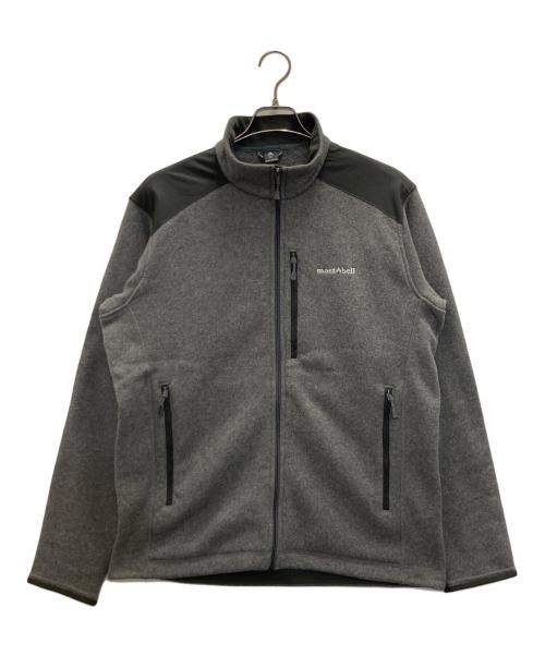 mont-bell（モンベル）mont-bell (モンベル) クリマプラス ニットジャケット グレー サイズ:XLの古着・服飾アイテム