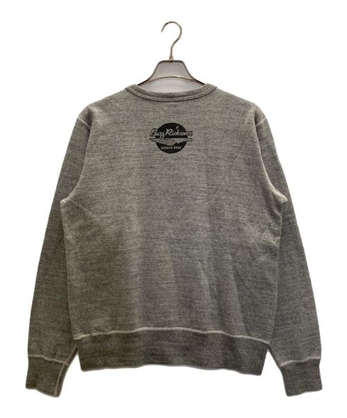 BUZZ RICKSON'S（バズリクソンズ）Buzz Rickson's (バズリクソンズ) PEANUTS (ピーナッツ) プリントスウェット グレー サイズ:Ｌの古着・服飾アイテム