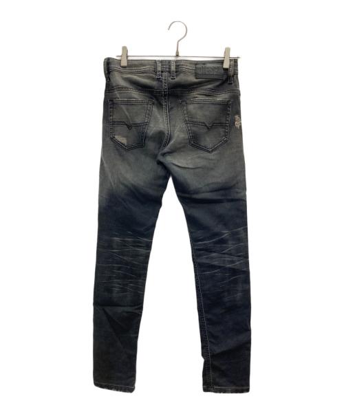 DIESEL（ディーゼル）DIESEL (ディーゼル) THOMMER ジョグジーンズ ブラック サイズ:SIZE 71cm(W28)の古着・服飾アイテム