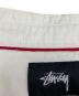 中古・古着 stussy (ステューシー) 刺繍ロゴポケット半袖シャツ ホワイト サイズ:M：6000円
