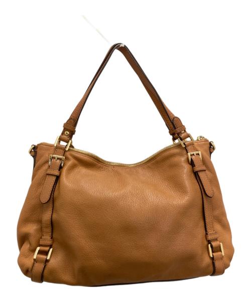 MICHAEL KORS（マイケルコース）MICHAEL KORS (マイケルコース) 2WAYバッグ ブラウンの古着・服飾アイテム