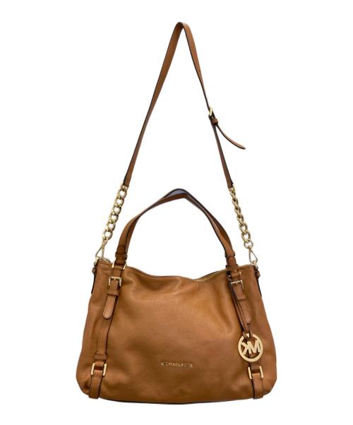 MICHAEL KORS（マイケルコース）MICHAEL KORS (マイケルコース) 2WAYバッグ ブラウンの古着・服飾アイテム