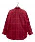 MARITHE+FRANCOIS GIRBAUD (マリテフランソワジルボー) チェックシャツ レッド サイズ:S：4000円