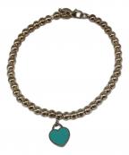 TIFFANY & Co.ティファニー）の古着「リターントゥハート ボールチェーンブレスレット」｜シルバー