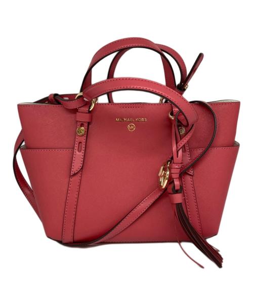 MICHAEL KORS（マイケル・コース）MICHAEL KORS (マイケル・コース) サリバン２Way バッグ ピンクの古着・服飾アイテム