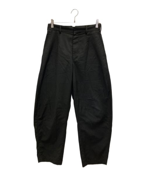 LOEFF（ロエフ）LOEFF (ロエフ) トロピカルウール ボンタン パンツ ブラック サイズ:1の古着・服飾アイテム