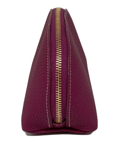 bonaventura（ボナベンチュラ）BONAVENTURA (ボナベンチュラ) コスメティックポーチ ピンクの古着・服飾アイテム