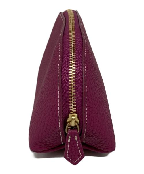 bonaventura（ボナベンチュラ）BONAVENTURA (ボナベンチュラ) コスメティックポーチ ピンクの古着・服飾アイテム
