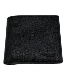 COACH（コーチ）の古着「2つ折り財布」｜ブラック
