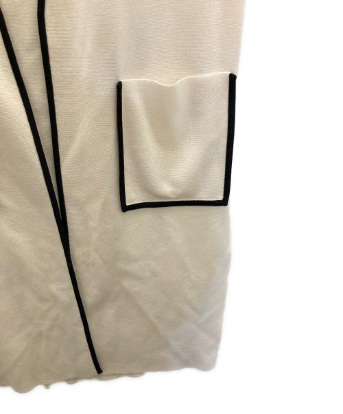 BALLSEY（ボールジィ）BALLSEY (ボールジィ) ミラノリブ ロングジレ アイボリー サイズ:Sの古着・服飾アイテム