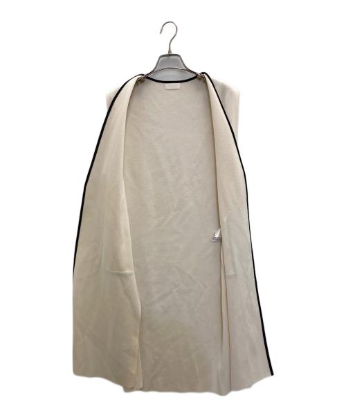 BALLSEY（ボールジィ）BALLSEY (ボールジィ) ミラノリブ ロングジレ アイボリー サイズ:Sの古着・服飾アイテム