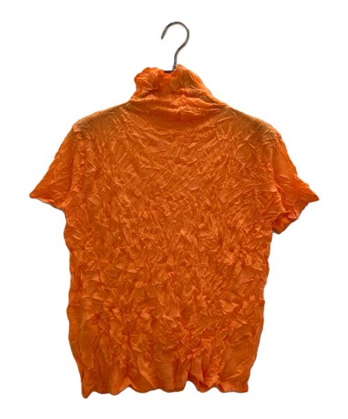 ISSEY MIYAKE PLEATS (T.)（イッセイミヤケ プリーツ）ISSEY MIYAKE PLEATS (T.) (イッセイミヤケ プリーツ) PLEATS Tee オレンジ サイズ:Mの古着・服飾アイテム
