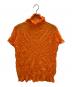 ISSEY MIYAKE PLEATS (T.)（イッセイミヤケ プリーツ）の古着「PLEATS Tee」｜オレンジ