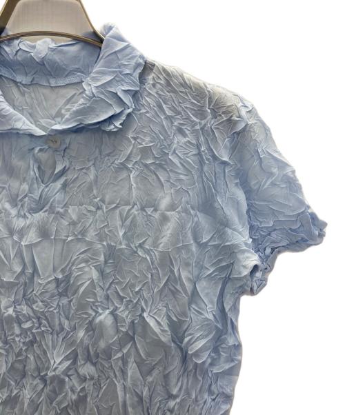 ISSEY MIYAKE PLEATS (T.)（イッセイミヤケ プリーツ）ISSEY MIYAKE PLEATS (T.) (イッセイミヤケ プリーツ) PLEATS Tee ブルー サイズ:Mの古着・服飾アイテム