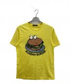 UNDERCOVERアンダーカバー）の古着「BUDDAH BURGER Tee」｜イエロー