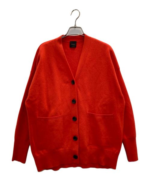 Spick and Span（スピック＆スパン）Spick and Span (スピック＆スパン) ダブルジャガードビッグカーディガン レッド サイズ:FREEの古着・服飾アイテム