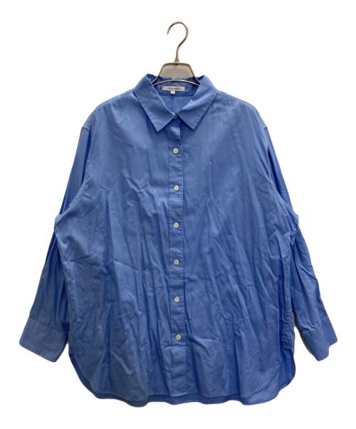 23区（ニジュウサンク）23区 (ニジュウサンク) CANCLINI ベーシック シャツ ブルー サイズ:44の古着・服飾アイテム