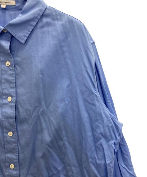 23区（ニジュウサンク）23区 (ニジュウサンク) CANCLINI ベーシック シャツ ブルー サイズ:44の古着・服飾アイテム