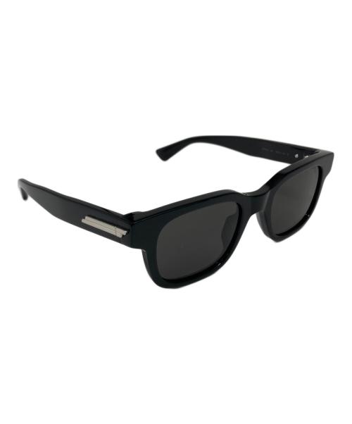 BOTTEGA VENETA（ボッテガベネタ）BOTTEGA VENETA (ボッテガベネタ) スクエアシェイプサングラス ブラック サイズ:49□21-145の古着・服飾アイテム