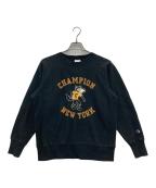 Champion REVERSE WEAVEチャンピオン リバース ウィーブ）の古着「プリントスウェット」｜ブラック