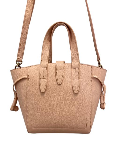 FURLA（フルラ）FURLA (フルラ) net MINI TOTE ピンクの古着・服飾アイテム