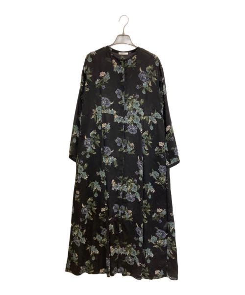 CLANE（クラネ）CLANE (クラネ) ブルームフラワーロングワンピース ブラック サイズ:Sの古着・服飾アイテム