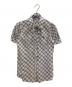 BURBERRY BLUE LABEL（バーバリー ブルー レーベル）の古着「ノバチェックフリルシャツ」｜ベージュ