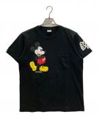 BOUNTY HUNTER×DISNEYバウンティハンター×ディズニー）の古着「ポケットTシャツ」｜ブラック