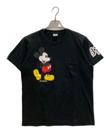BOUNTY HUNTER×DISNEY（バウンティハンター×ディズニー）の古着「ポケットTシャツ」｜ブラック