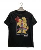 RIPPLE JUNCTION×NARUTOリップルジャンクション×ナルト）の古着「我愛羅 プリントTシャツ」｜ブラック