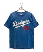 STARTERスターター）の古着「90s Dodgers Tシャツ」｜ブルー