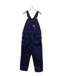 CarHartt（カーハート）の古着「ダック地ダブルニーオーバーオール」｜ネイビー