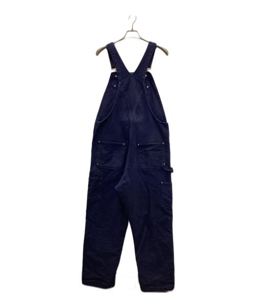 CarHartt（カーハート）CarHartt (カーハート) ダック地ダブルニーオーバーオール ネイビー サイズ:36×32の古着・服飾アイテム