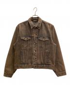 EXPRESSIONSエクスプレッションズ）の古着「オールドデニムジャケット」｜ブラウン