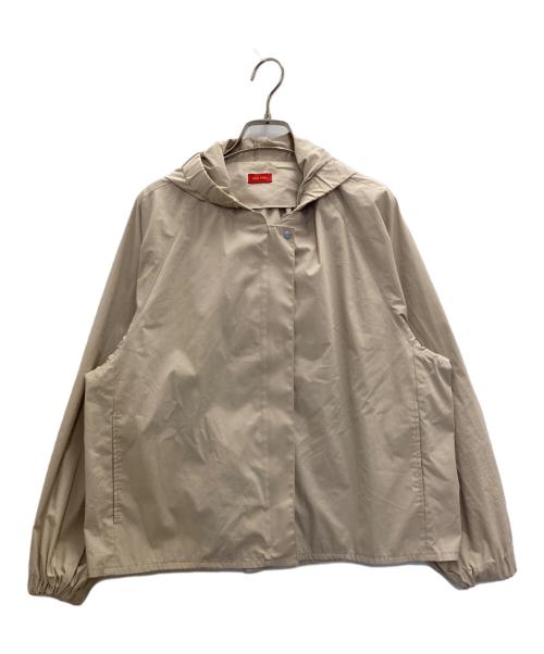 DES PRES（デ プレ）DES PRES (デ プレ) コットンナイロンタイプライター フーデッドブルゾン ベージュ サイズ:36の古着・服飾アイテム