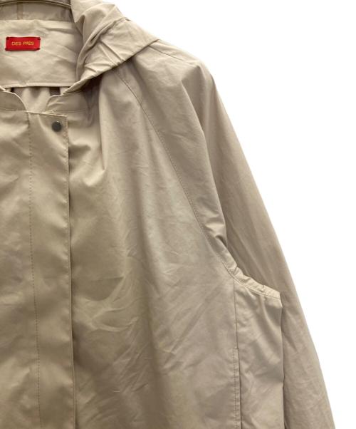 DES PRES（デ プレ）DES PRES (デ プレ) コットンナイロンタイプライター フーデッドブルゾン ベージュ サイズ:36の古着・服飾アイテム
