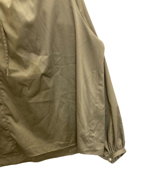 BALLSEY（ボールジィ）BALLSEY (ボールジィ) リボンギャザーブラウス オリーブ サイズ:38の古着・服飾アイテム