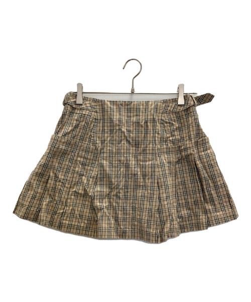 BURBERRY LONDON（バーバリーロンドン）BURBERRY LONDON (バーバリーロンドン) ノバチェックラップスカート ベージュ サイズ:Sの古着・服飾アイテム