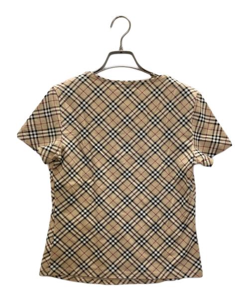 BURBERRY LONDON（バーバリーロンドン）BURBERRY LONDON (バーバリーロンドン) ノバチェックカットソー ベージュ サイズ:Mの古着・服飾アイテム
