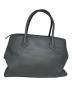 BARNEYS NEWYORK (バーニーズ・ニューヨーク) シボ革トートバッグ グレー：17000円