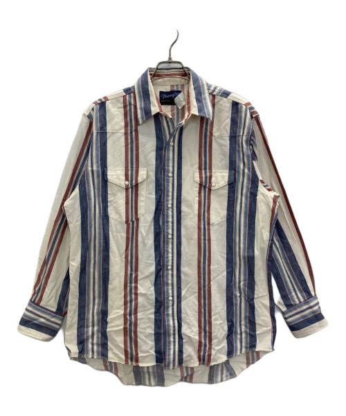 Wrangler（ラングラー）Wrangler (ラングラー) 80'sウエスタンシャツ アイボリー サイズ:XLの古着・服飾アイテム