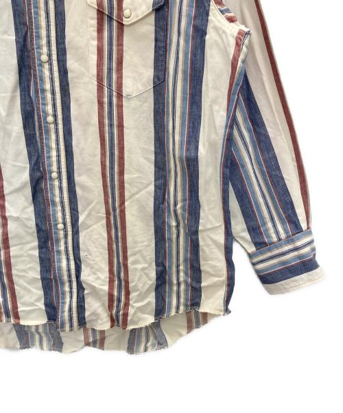Wrangler（ラングラー）Wrangler (ラングラー) 80'sウエスタンシャツ アイボリー サイズ:XLの古着・服飾アイテム
