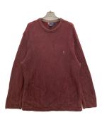 CHAPS RALPH LAURENチャップス ラルフローレン）の古着「オーバーサイズニット」｜ブラウン