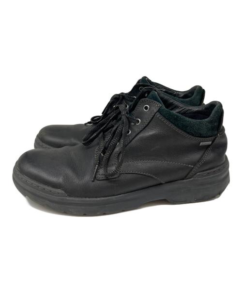 CLARKS（クラークス）CLARKS (クラークス) レザースニーカー ブラック サイズ:26.5㎝の古着・服飾アイテム