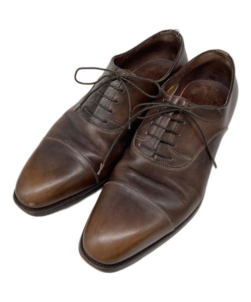 Santoni（サントーニ）Santoni (サントーニ) ストレートチップシューズ ブラウン サイズ:46の古着・服飾アイテム