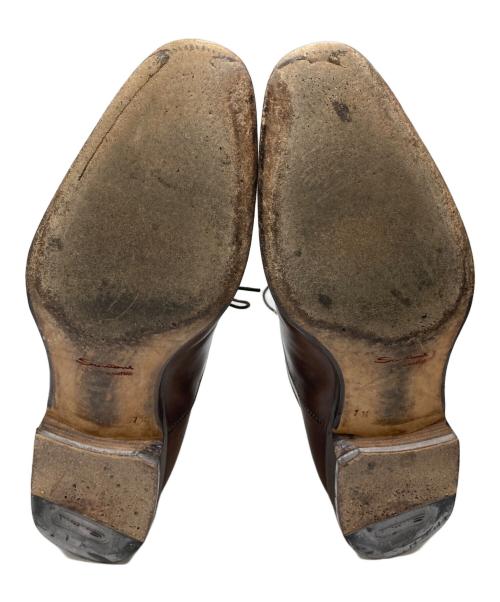Santoni（サントーニ）Santoni (サントーニ) ストレートチップシューズ ブラウン サイズ:46の古着・服飾アイテム